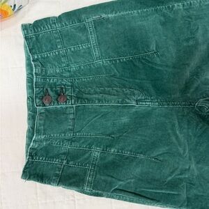 Free People Green Boot Cut Jeans